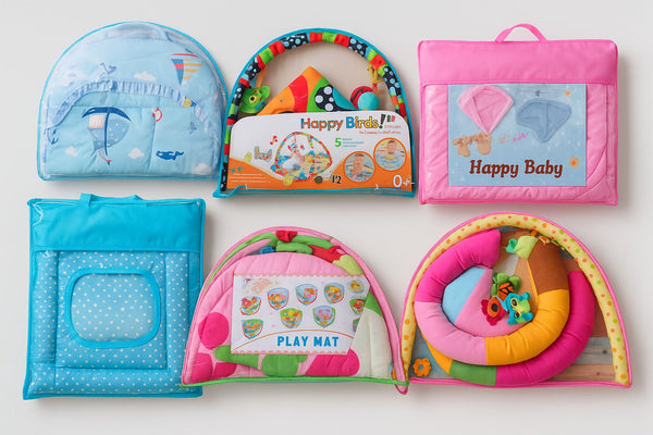 Multipurpose Baby Play Gym and Sleeping Mat (Mix Design / 1 Pc)