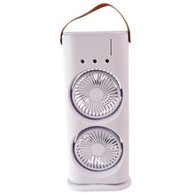 Electric Fan Desktop Double-Head Powerful Air Cooler (1 Pc / With Remote / Plug and Play)