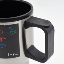 Stainless Steel Insulated Travel Mug - Double-Walled Vacuum Cup with Lid & Handle