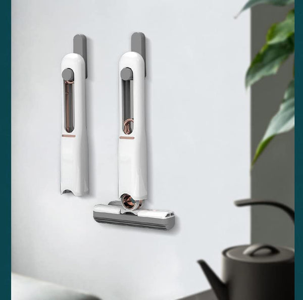 Portable Self-Squeeze Mini Mop – Strong Absorbent Mop for Bathroom & Kitchen