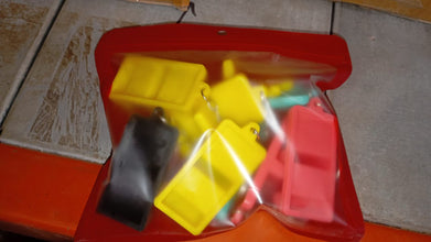 Plastic 2-in-1 Mobile Stand Keychain (9 Pc)