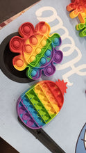Colorful sensory toy with multiple push  bubbles for stress relief